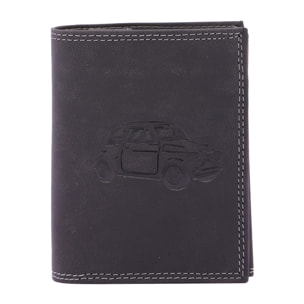 Portafoglio  da uomo In Vera pelle Made in Italy 10x13x3 cm