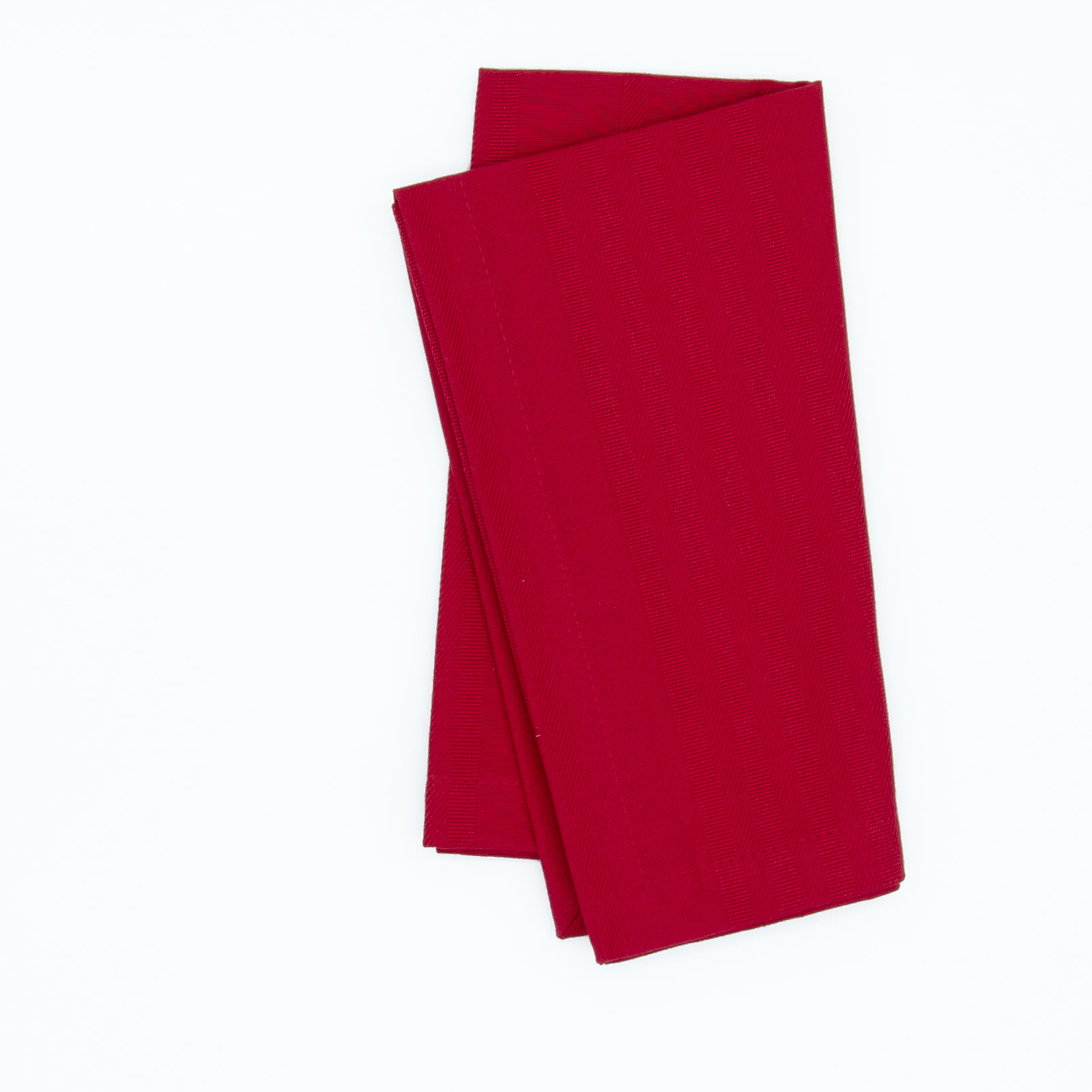 Lot de 6 serviettes de table ARLEQUIN Cerise