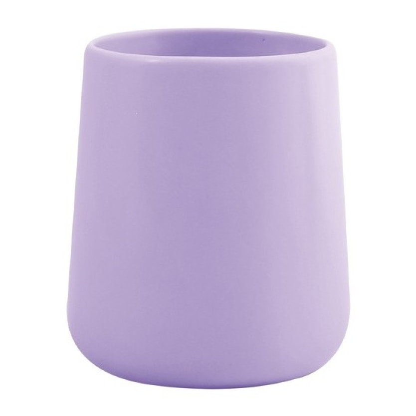 Lot de 3 accessoires de salle de bain en céramique MAONIE Lavande mat MSV