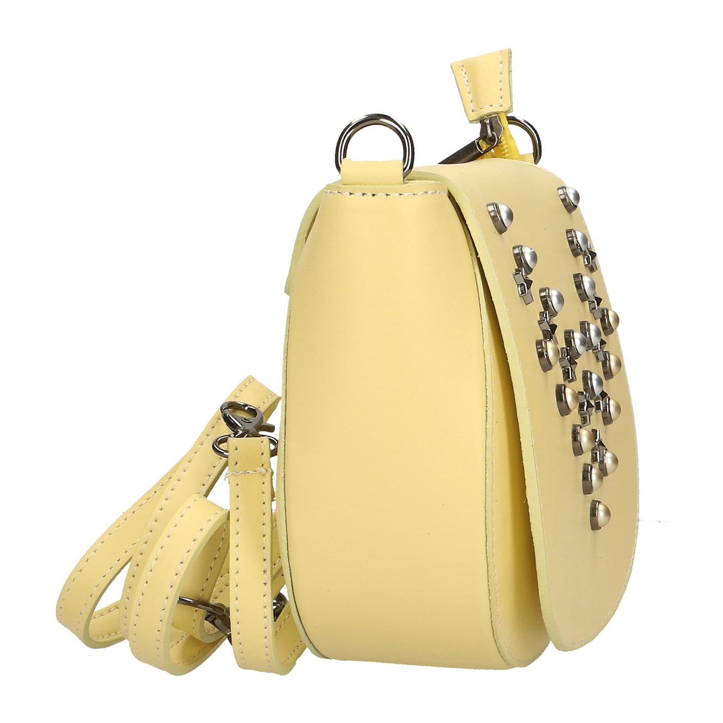 Borsa a tracolla da donna In Vera pelle Made in Italy 20x17x7 cm