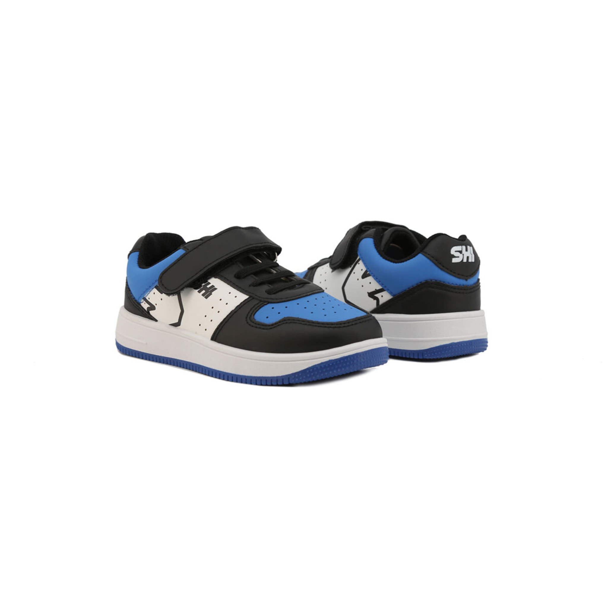 Zapatillas Sneaker para Niño- Shone 002-002 Black/Royal