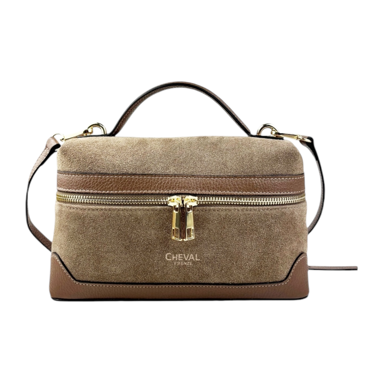 Borsa a mano Cheval Firenze Santorini Max F/W Taupe