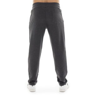 Pantalone sportivo invernale da uomo senza polsino con logo piccolo "Basic"