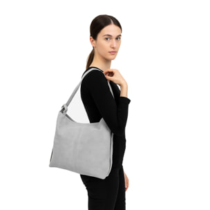 Borsa a mano da donna Made in Italy - Modello Silvana Chic - Pelle - 37.0 x 37.0 x 9.0 cm