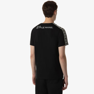 Kappa - T-Shirts & Top Uomo Nero - 222 Banda Ran 24H Le Mans