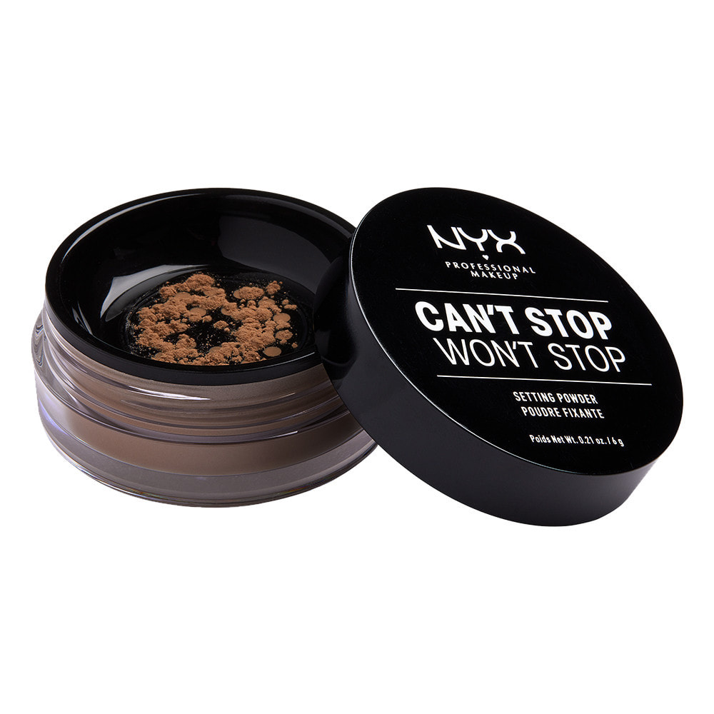 Nyx Professional Makeup Poudre Libre Fixante Can't Stop Won't Stop Medium Deep