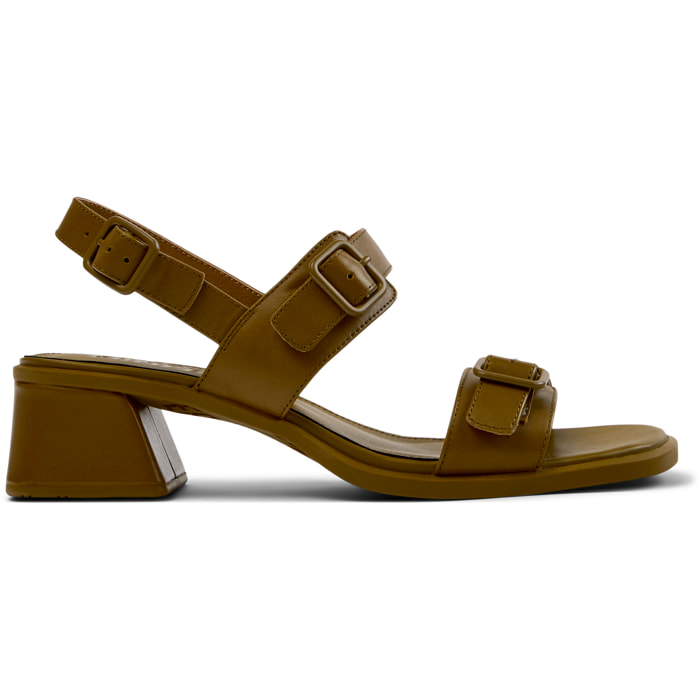 Sandalias - CAMPER Kora Sandal - Verde - Cuero liso
