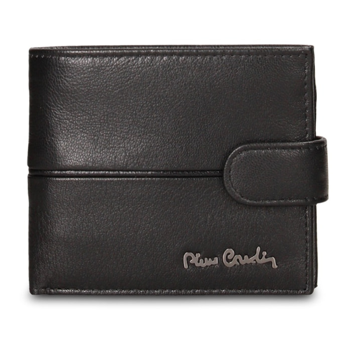 Portafoglio uomo in vera pelle - Modello Umbria Lux - Casual - 11.0 x 9.5 x 2.0 cm