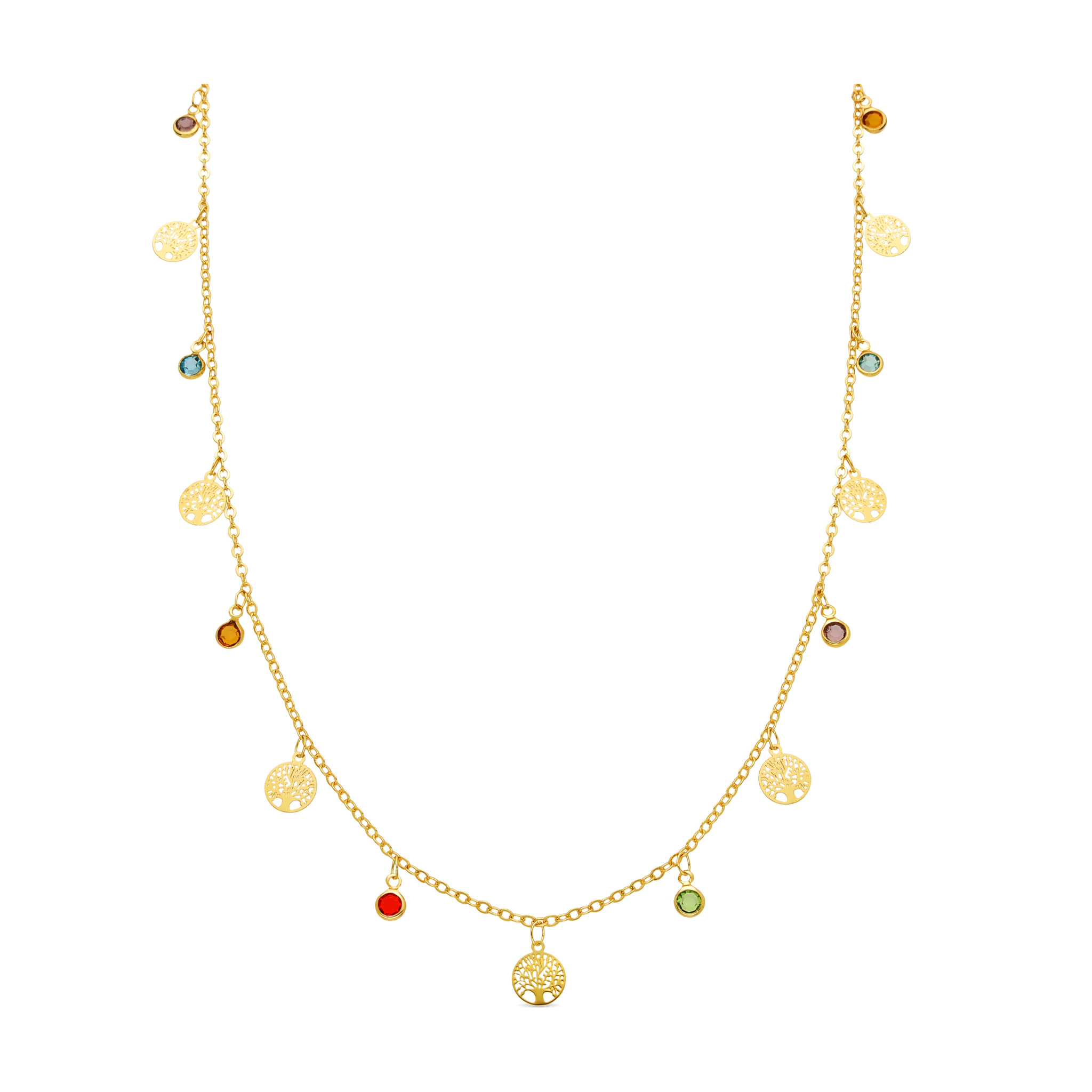Collar Shapio acabado oro amarillo 18k