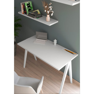 Estante mural Line melamina blanco 90x18x2 cm