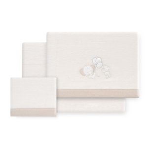 Triptico Coche Coralina Oso Elefante Globos Beig