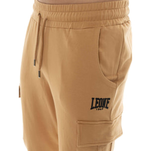 Pantalone sportivo invernale da uomo con polsino con logo piccolo "Basic"