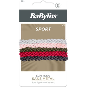 Elastique cheveux BABYLISS sans métal X5