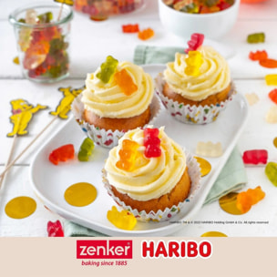 Lot de 50 moules à muffins en papier 6 cm Zenker Haribo