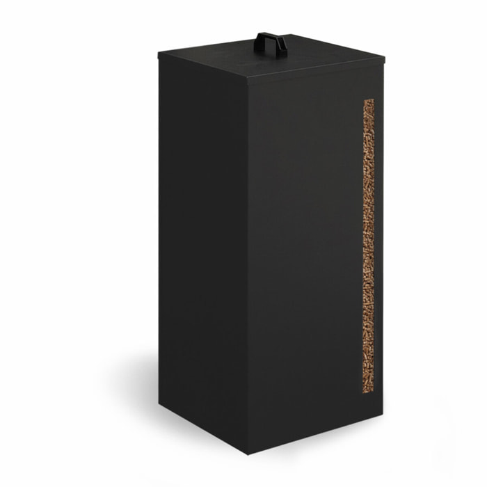 Réservoir à granules et pellets noir 55kg