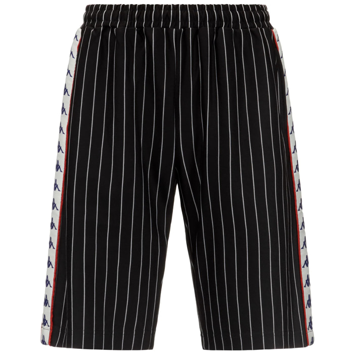 Kappa - Pantaloncini Uomo Nero - 222 BANDA LULLO