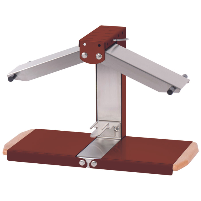 Appareil à raclette - Brézière® 230V 850W - Corail - Avec variateur de puissance - Poignées bois