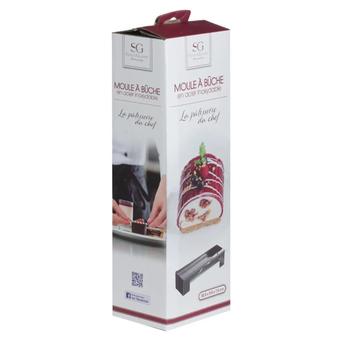 Moule à bûche inox