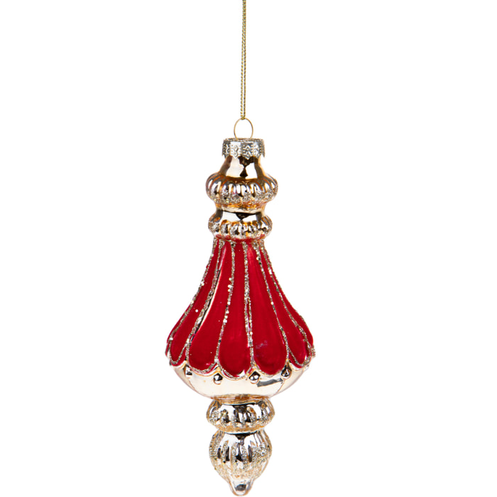 Decoro con velluto - Pezzi 16 - ROSSO - Bianchi Dino SpA
