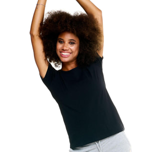 T-shirt Leone donna con maniche corte Basic