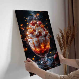 Tableau dessert flamboyant gourmand Toile imprimée