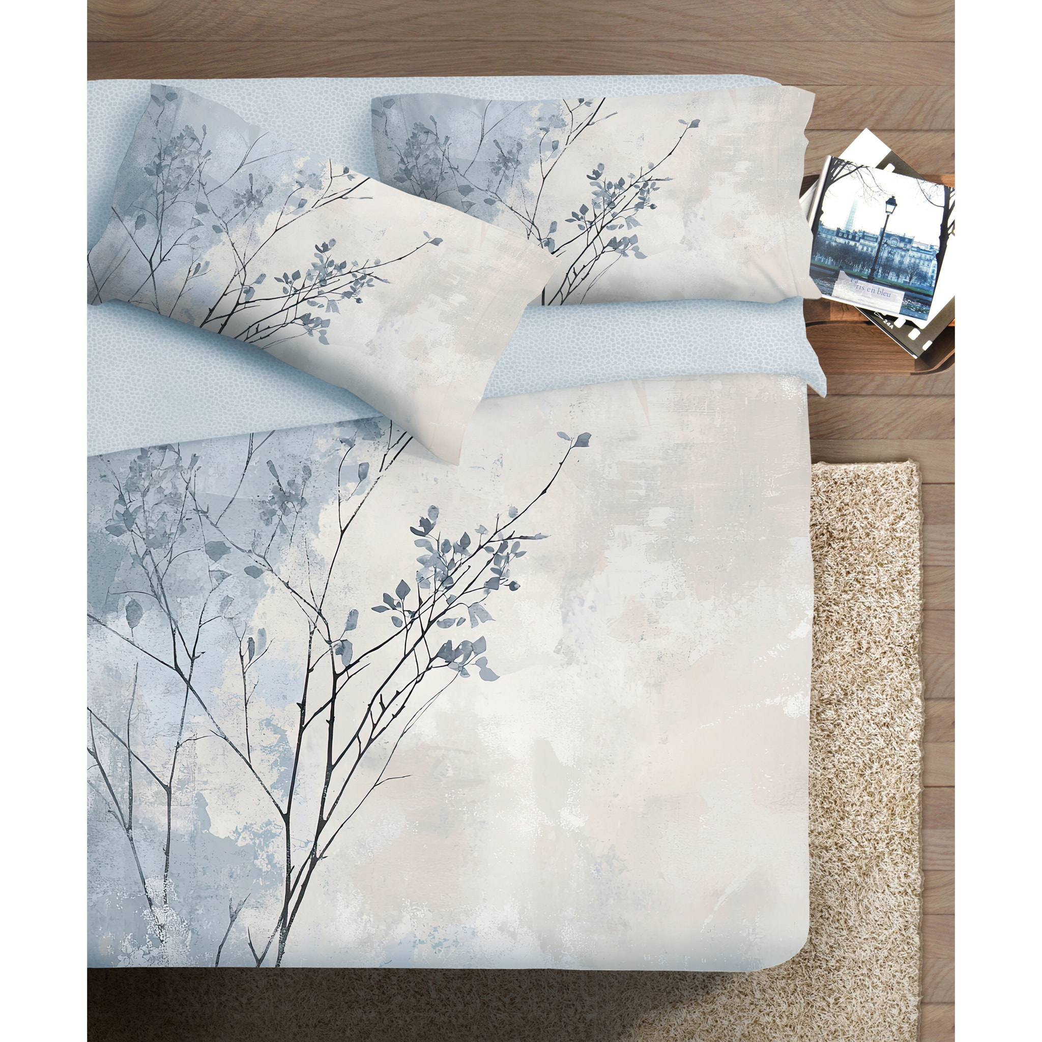 Parure copripiumino fotografico Piazzato Fine Art 1 piazza 1/2 Disegno Contrasto