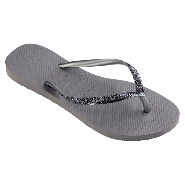 Infradito Havaianas Slim Glitter II Grigio