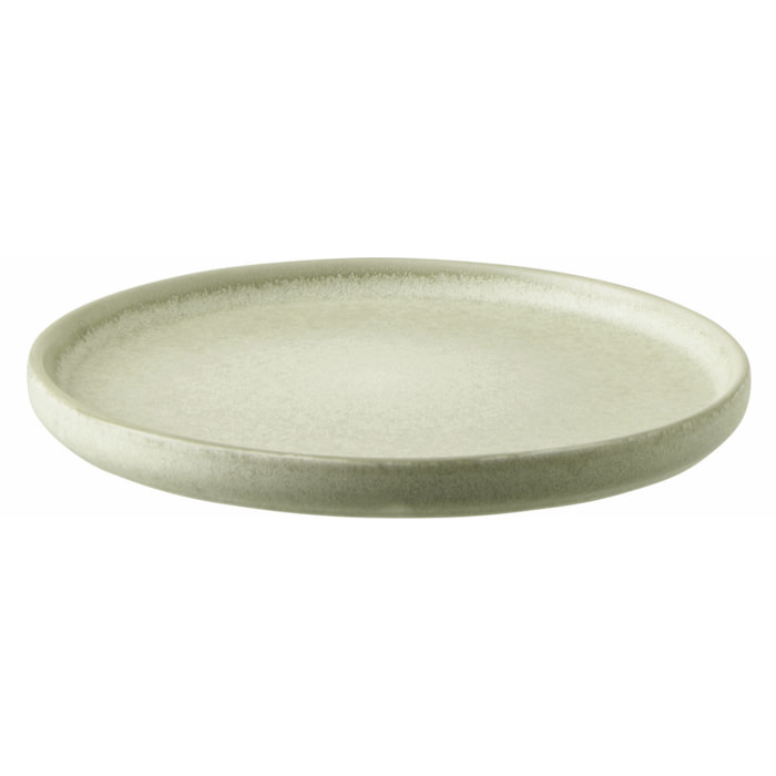 J-Line Assiette Luna - céramique - vert clair - small
