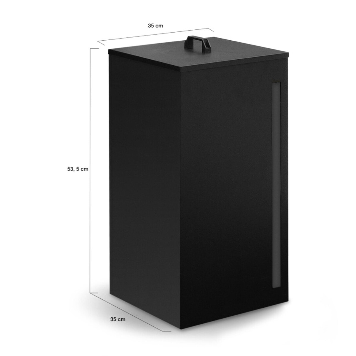 Réservoir à granules et pellets noir 45kg