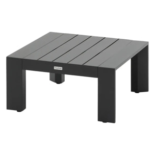 Pouf de jardin "Évasion" graphite aluminium et oléfine