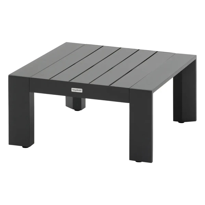 Pouf de jardin "Évasion" graphite aluminium et oléfine