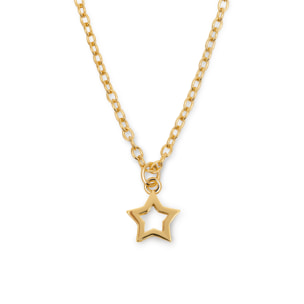 Collar You're a Star Plata Baño Oro