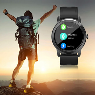 Smartwatch Q669 con misuratore di pressione sanguigna e O2 Batteria a lunga durata, varie modalità sport, notifiche app.