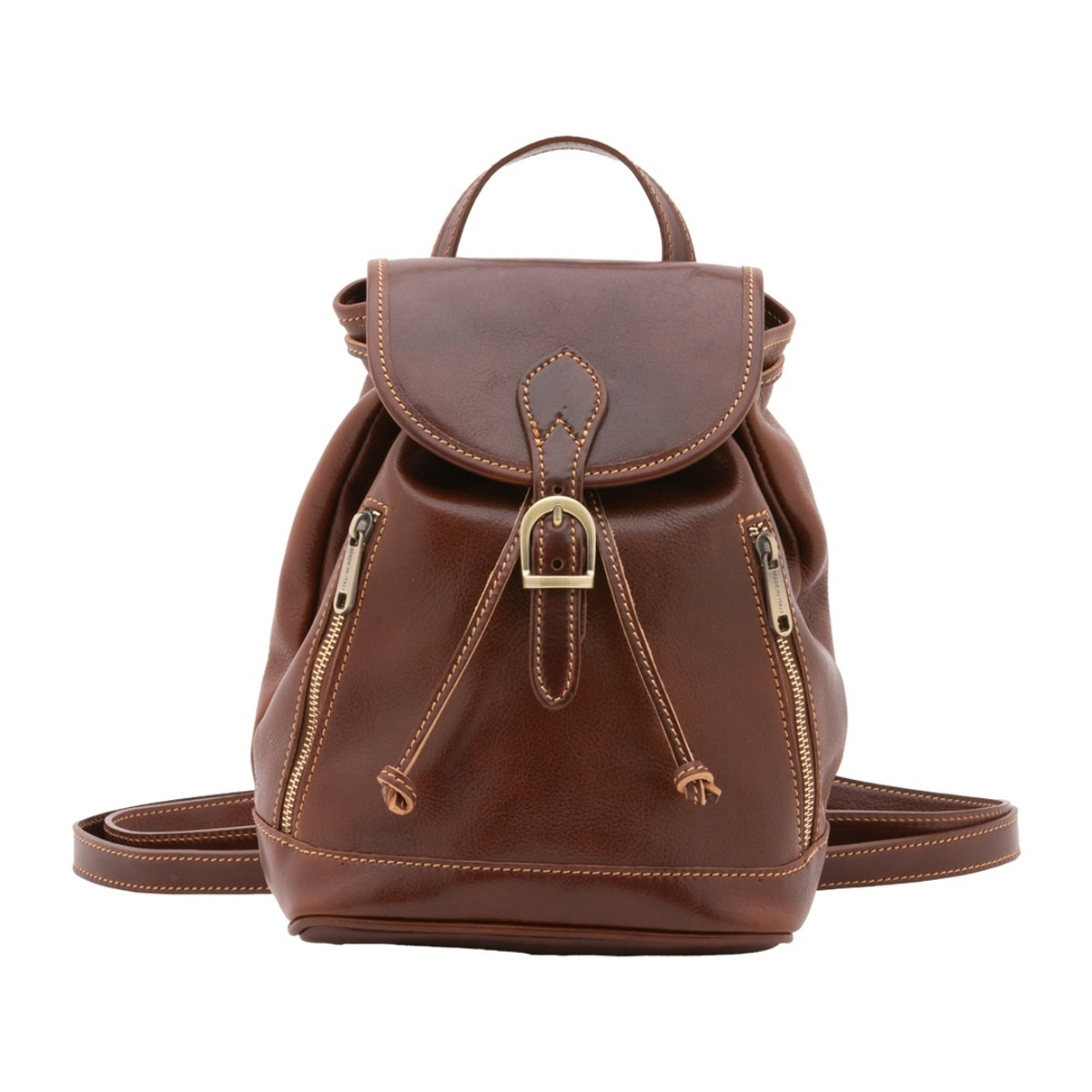 Borsa a spalla da donna - Modello False - Vera pelle - 20.0 x 29.0 x 14.0 cm