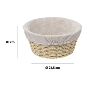 Corbeille tressée 21 cm Kord
