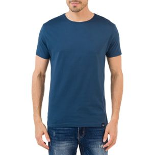 T-shirt in cotone 150 gr Hot Buttered Legend blu.