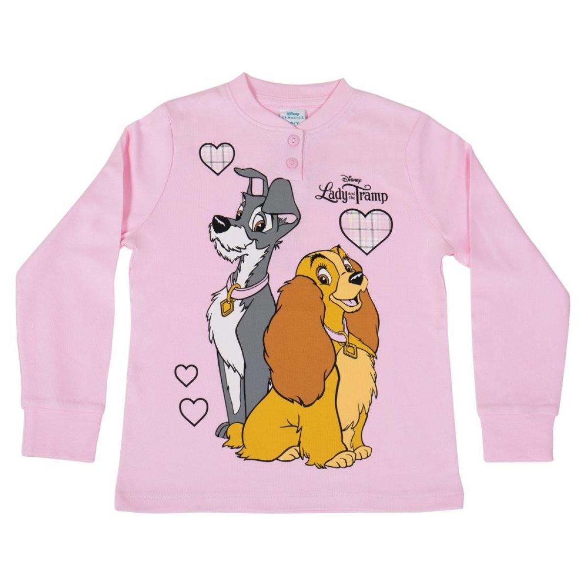 Pigiama lungo Lilli e il Vagabondo Rosa Confetto Lei Disney Multicolor