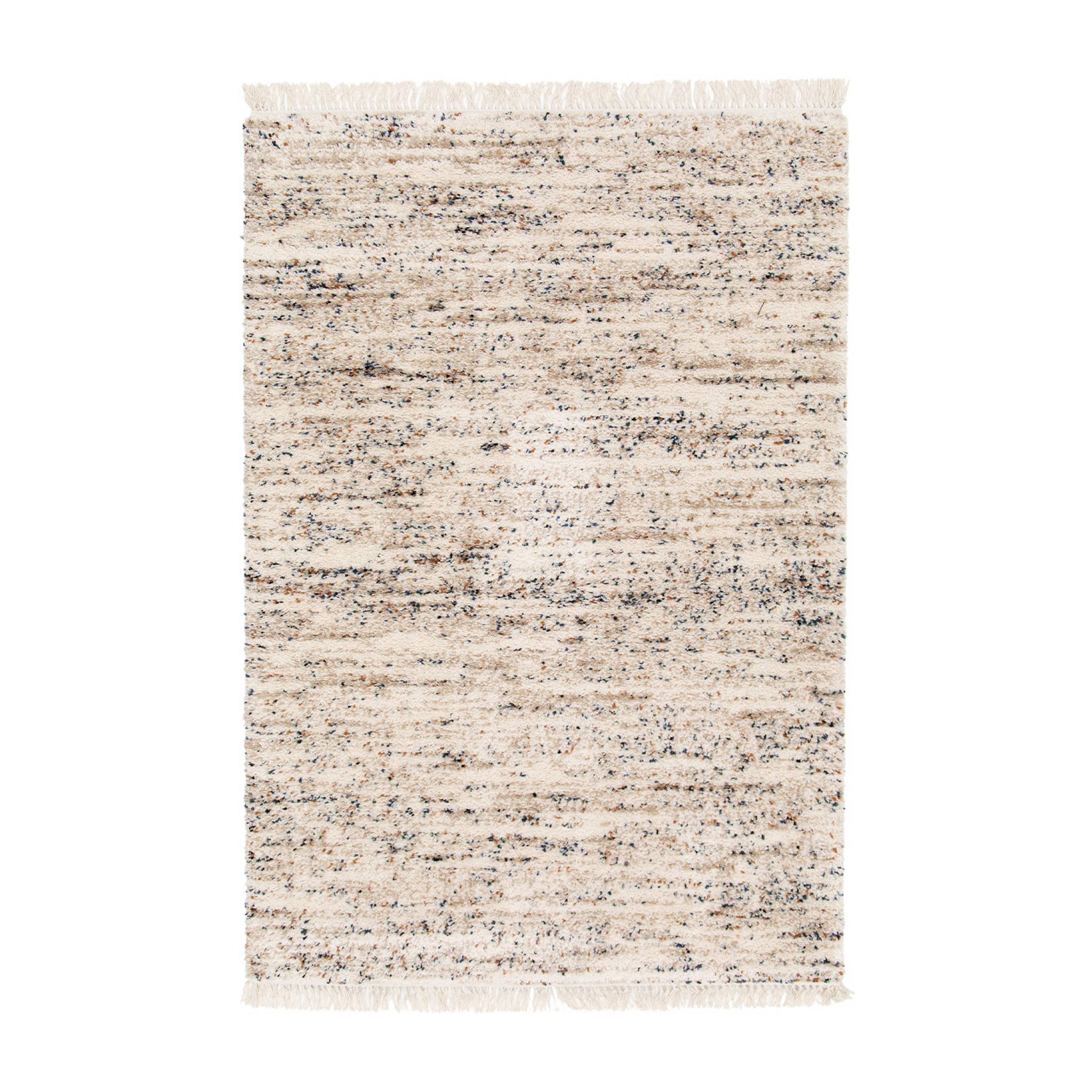 Tapis intérieur avec motif tacheté créme RICHIE