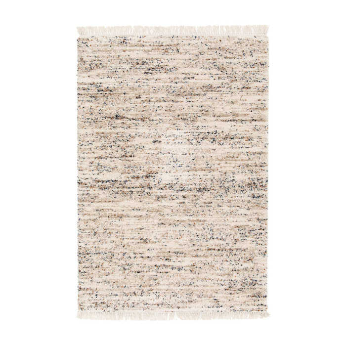 Tapis intérieur avec motif tacheté créme RICHIE