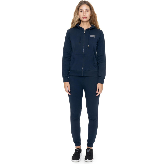 Tuta invernale donna cappuccio e zip, pantalone polsino Leone 1947 All You Need