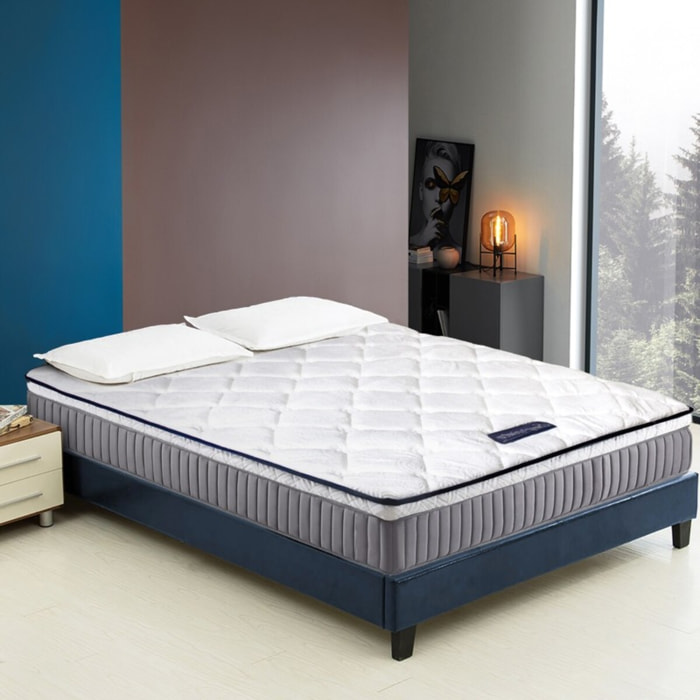 Surmatelas Neo Empreinte | Mousse thermo-viscoélastique et mousse Haute Résilience | Soutien morphologique