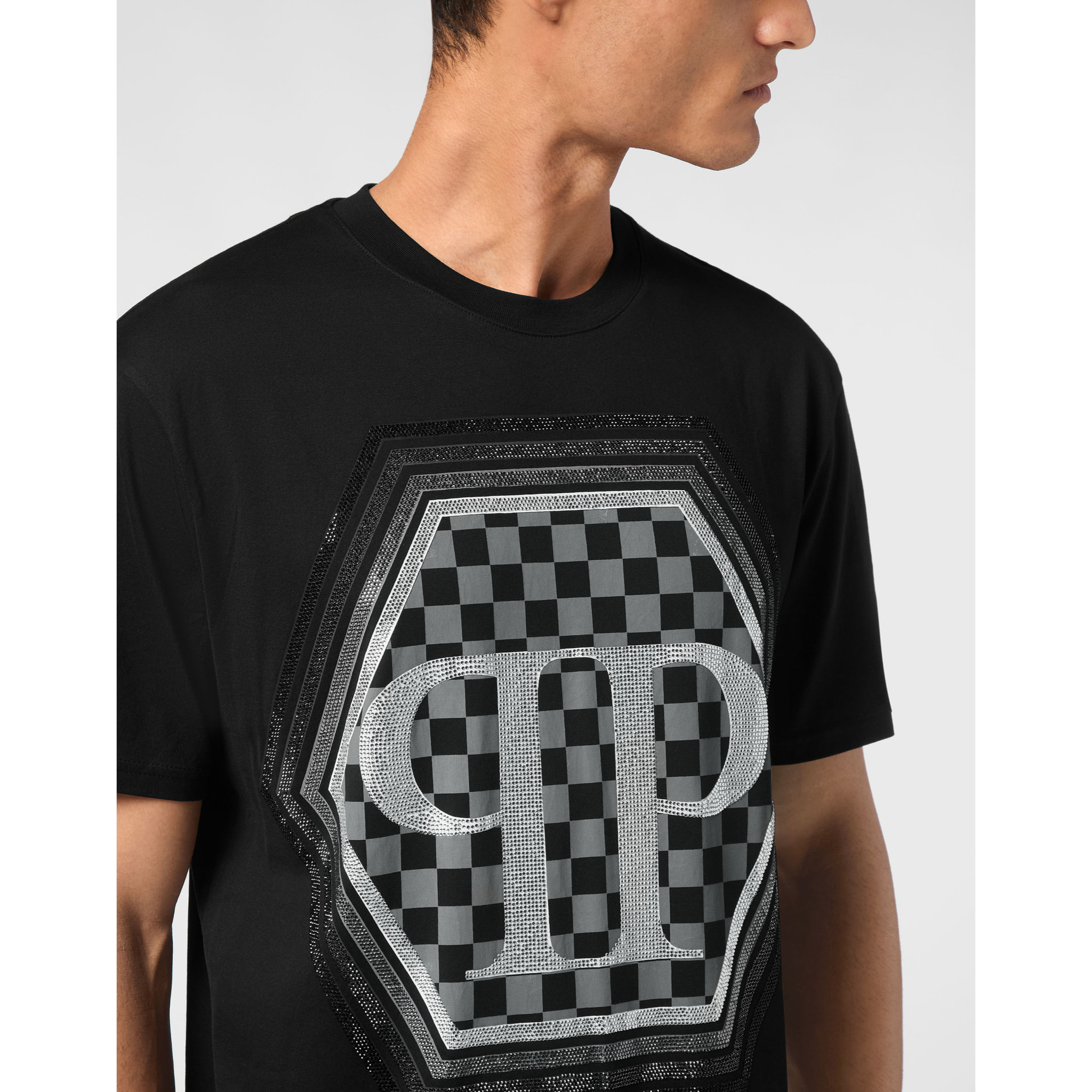 PHILIPP PLEIN Maglietta a girocollo HEXAGON
