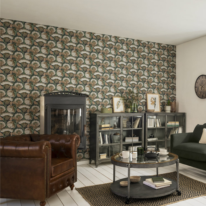 Fauteuil "Chester" - cuir - marron