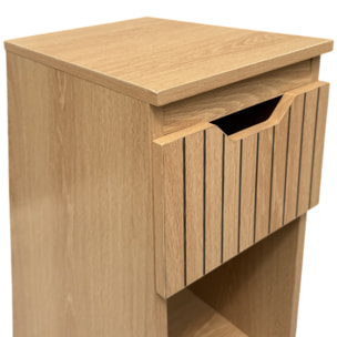 Tables de chevet Faustine avec 1 tiroir - lot de 2