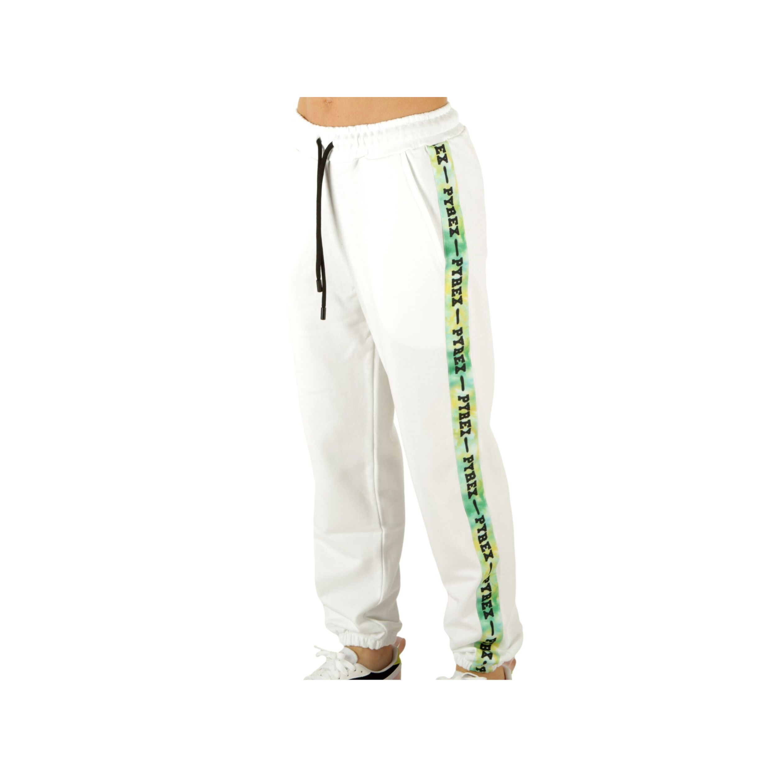 Pyrex Pantaloni Pyrex Pantalone Donna In Felpa Bianco Bianco Privalia