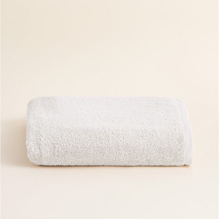 Serviette Éponge 100% Coton Peigné - 600 g/m2 BLANC