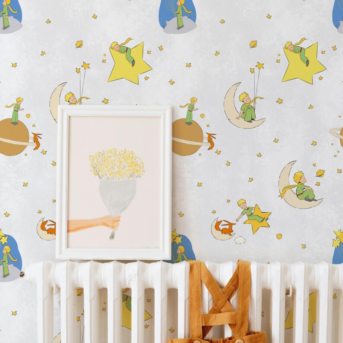 Carta da Parati Ufficiale Il Piccolo Principe Stelle e Pianeti