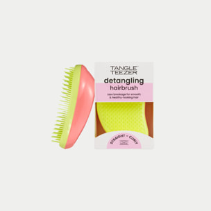 TANGLE TEEZER THE ORIGINAL: Salmon Pink / Yellow