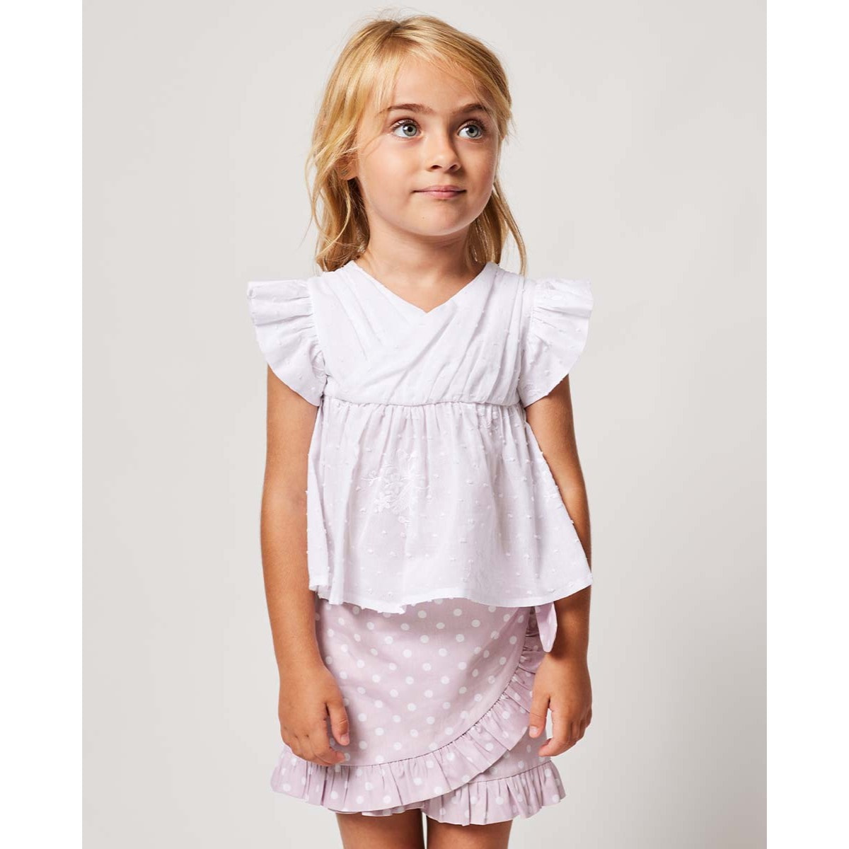 BLUSA PLUMETI BORDADO FLOR BLANCO