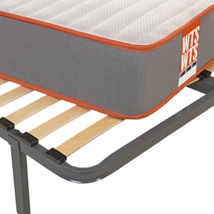 Colchón Muelles Ensacados y Viscoelástico + Somier Reforzado 16 láminas Madera. Entrega, Montaje y Retirada usado incluido Pack FUNK · WHAT THE SLEEP